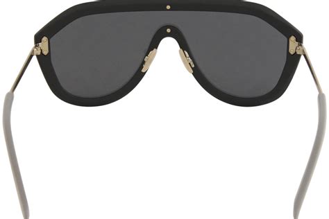 Fendi Women's FF M0039/G/S 2M2/7Y Black/Gold Decor Shield 